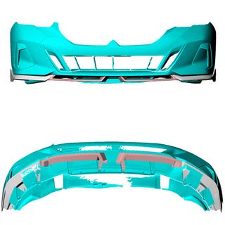 Labbro anteriore paraurti (per M-Sport, Carbonio) BMW 5/i5 Series G60/G60E/G61 2023- foto 3