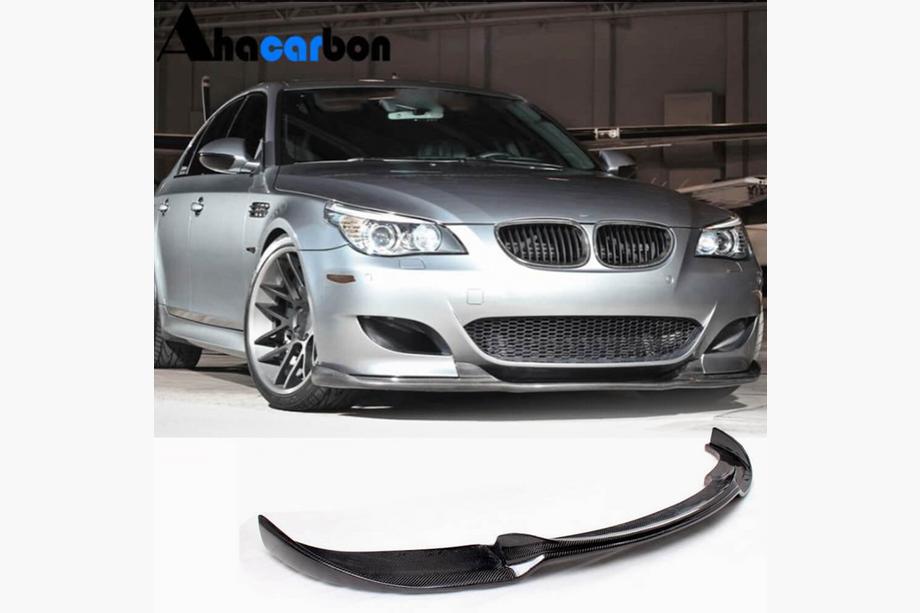 BMW 5 Series E60/E61 2003-2010 Lip Paraurti Anteriore (per M5, Carbonio) Foto 1
