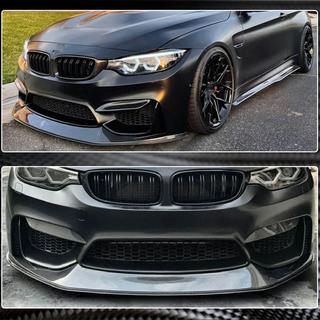 Labbro anteriore paraurti V7 (per F82/F83, Carbonio) BMW 4 Series F32/F33/F36 2012-2020 foto 4