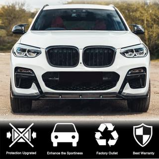 Labbro anteriore per paraurti originale M-Sport 2018-2021, Carbonio foto 3