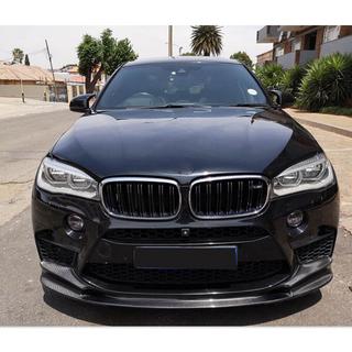 Labbro anteriore Lip V2 per F86, carbonio BMW X6 F16 2014-2019 foto 4