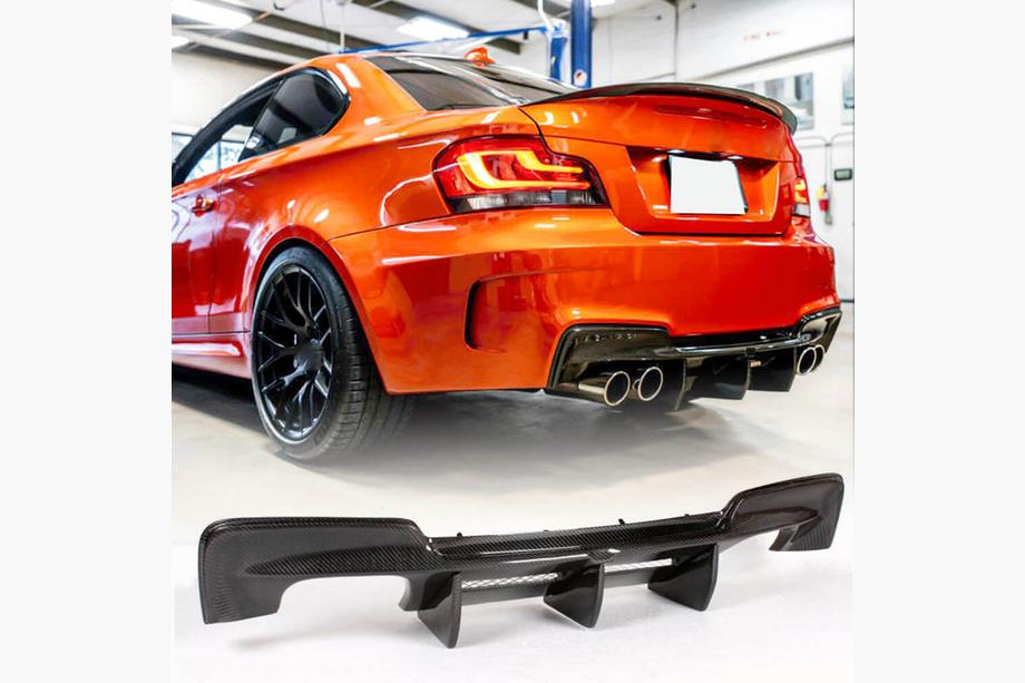 BMW 1 Series E81/E82/E87/E88 2004-2011 Diffusore paraurti posteriore FRP (per 1M E82) Image