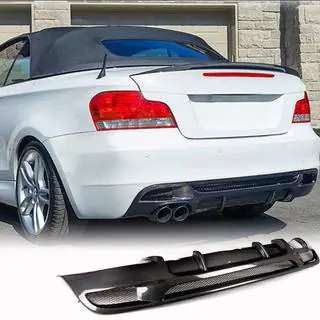 Diffusore Posteriore V1 per E82/E88 M-Sport, Carbonio foto 1