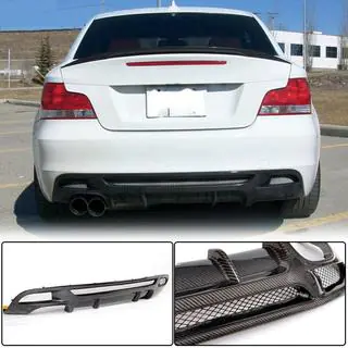 Diffusore Posteriore V1 per E82/E88 M-Sport, Carbonio foto 2