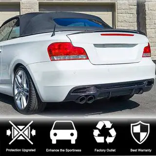 Diffusore Posteriore V1 per E82/E88 M-Sport, Carbonio foto 3