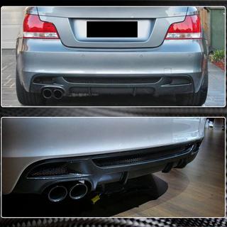 Diffusore Posteriore V1 per E82/E88 M-Sport, Carbonio BMW 1 Series E81/E82/E87/E88 2004-2011 foto 4