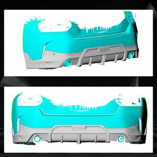 Diffusore Posteriore V1 (per M-Sport, Carbonio) BMW 2 Series G42 2021- foto 2