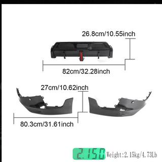 Diffusore Posteriore V1 (per M-Sport, Carbonio) BMW 2 Series G42 2021- foto 4