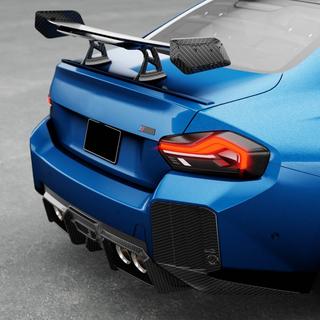 Diffusore Posteriore paraurti V2 (per G87, Carbonio) BMW 2 Series G42 2021- foto 2