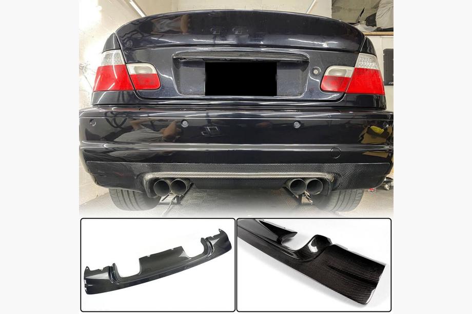 BMW 3 Series E46 1998-2006 Diffusore Posteriore V1 (per M3, Carbonio) Image