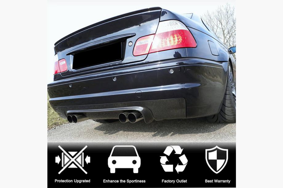 BMW 3 Series E46 1998-2006 Diffusore Posteriore V1 (per M3, Carbonio) Foto 2
