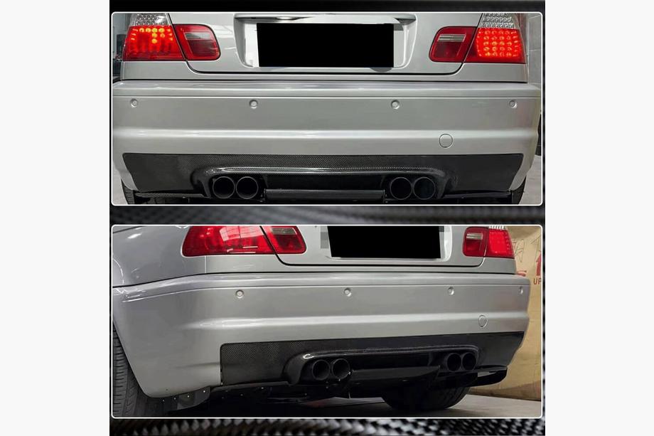 BMW 3 Series E46 1998-2006 Diffusore Posteriore V1 (per M3, Carbonio) Foto 3