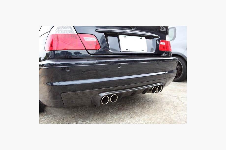 BMW 3 Series E46 1998-2006 Diffusore Posteriore Paraurti V3 (per M3, Carbonio) Foto 2