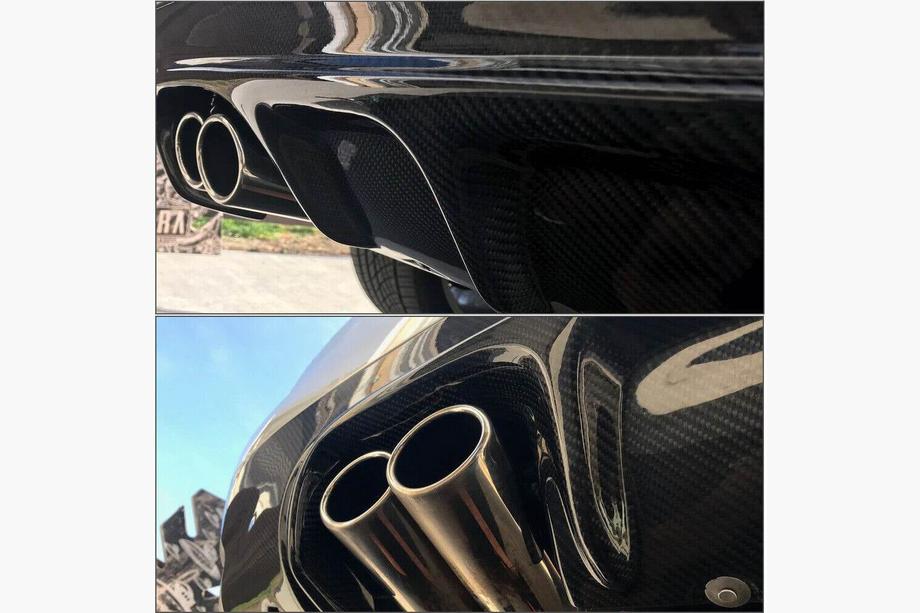 BMW 3 Series E46 1998-2006 Diffusore Posteriore Paraurti V3 (per M3, Carbonio) Foto 6