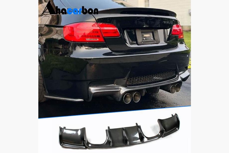 BMW 3 Series E90/E91 2005-2011 Diffusore Posteriore Paraurti Carbonio V2 (per E92/E93 M3) Image