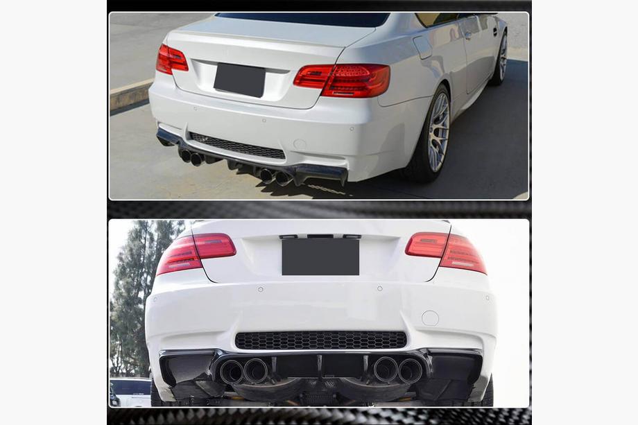 BMW 3 Series E90/E91 2005-2011 Diffusore paraurti posteriore FRP V5 (per E92/E93 M3) Foto 1