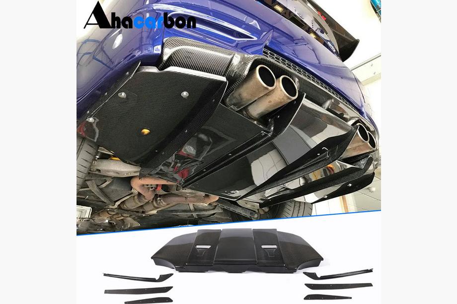 BMW 3 Series E92/E93 2006–2013 Diffusore Posteriore V6 (per M3, Carbonio) Image