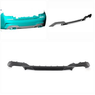 Diffusore Posteriore paraurti V1 per M-Sport 2018-2022, Carbonio BMW 3 Series G20/G21 2018- foto 2
