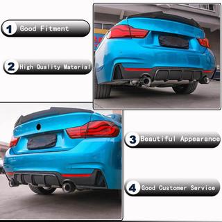 Diffusore Posteriore V3 (per M-Sport, Carbonio) BMW 4 Series F32/F33/F36 2012-2020 foto 3