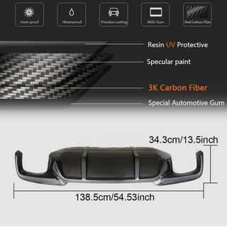 Diffusore Posteriore V1 per F10 M-Sport, Carbonio BMW 5 Series F10/F11 2010–2016 foto 4