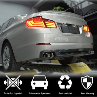 Diffusore Posteriore per Paraurti F10 Base 2010-2013, Carbonio BMW 5 Series F10/F11 2010–2016 foto 2