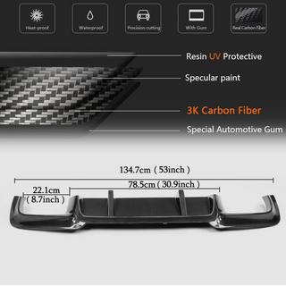 Diffusore Posteriore V1 per F10 M5, Carbonio BMW 5 Series F10/F11 2010–2016 foto 3