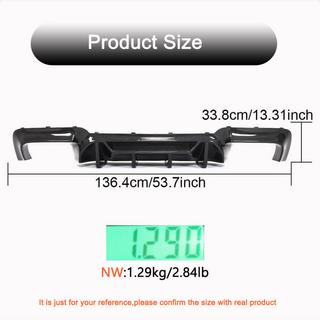 Diffusore Posteriore V3 per F10 M5, Carbonio BMW 5 Series F10/F11 2010–2016 foto 4