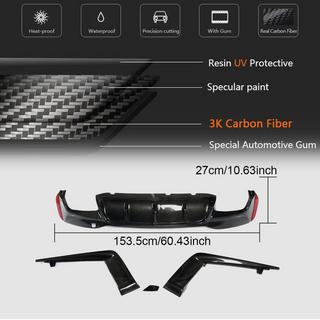 Diffusore paraurti posteriore V5 (per M-Sport/M5 F90, carbonio) BMW Serie 5 G30/G31 2017–2023 foto 3