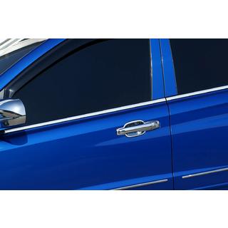 Modanature cromate per finestrini laterali (4 pz, acciaio inox) SsangYong Action 2005-2018 foto 1