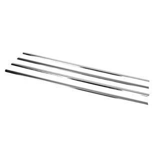 Modanature cromate per finestrini laterali (4 pz, acciaio inox) SsangYong Action 2005-2018 foto 3