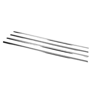 Modanature cromate per finestrini laterali (4 pz, acciaio inox) SsangYong Action 2005-2018 foto 3