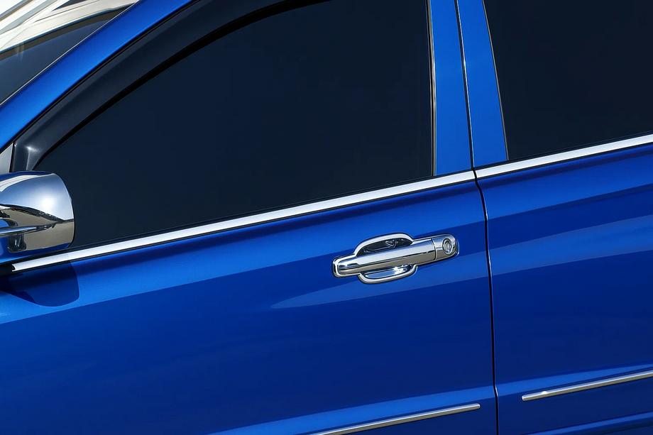 SsangYong Action 2005-2018 Modanature cromate per finestrini laterali (4 pz, acciaio inox) Foto 1