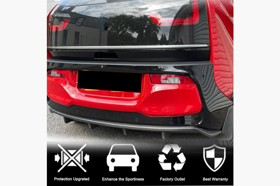 BMW I3 2013-2022 Diffusore Paraurti Posteriore (Carbonio) Foto 3