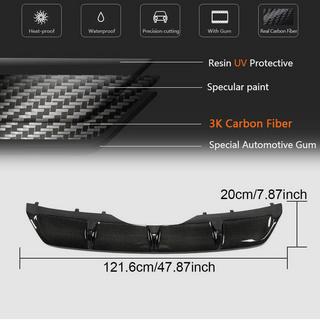 Diffusore paraurti posteriore V1 (per Base, Carbonio) BMW X6 F16 2014-2019 foto 4