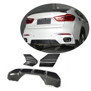Diffusore Posteriore V1 (per M-Sport, Carbonio) BMW X6 F16 2014-2019 foto 1