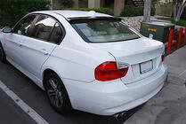 BMW 3 Series E90/E91 2005-2011 Spoiler Posteriore V1 (per E90, Carbonio) foto 3