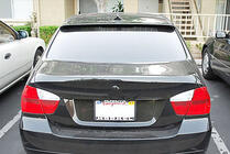 BMW 3 Series E90/E91 2005-2011 Spoiler Posteriore V1 (per E90, Carbonio) foto 4