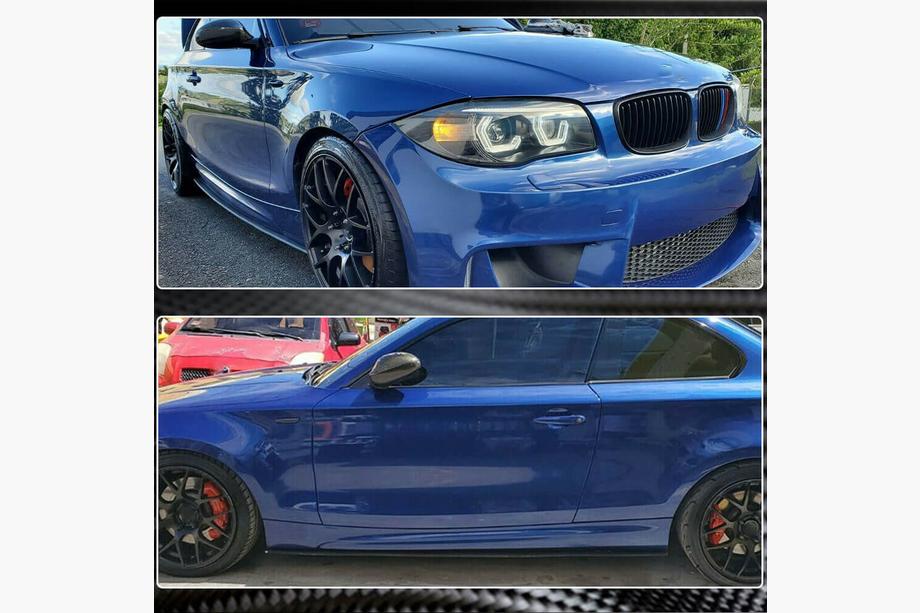 BMW 1 Series E81/E82/E87/E88 2004-2011 Coprisoglia in carbonio (per E82, Carbon) Foto 3