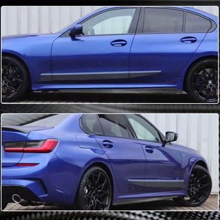 Minigonne laterali V4 (per G20 M-Sport, carbonio) BMW 3 Series G20/G21 2018- foto 2