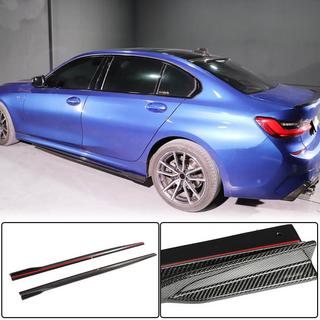 Minigonne laterali V2 (per G20 M-Sport, carbonio) BMW 3 Series G20/G21 2018- foto 1