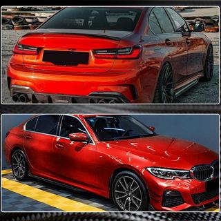 Minigonne laterali V3 (per G20 M-Sport, carbonio) BMW 3 Series G20/G21 2018- foto 3