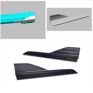 Minigonne laterali aggiuntive (per F32/F33/F36 M-Sport, Carbonio) BMW 4 Series F32/F33/F36 2012-2020 foto 2