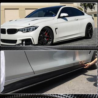 Minigonne laterali V2 (per F32/F33 M-Sport, Carbonio) BMW 4 Series F32/F33/F36 2012-2020 foto 4