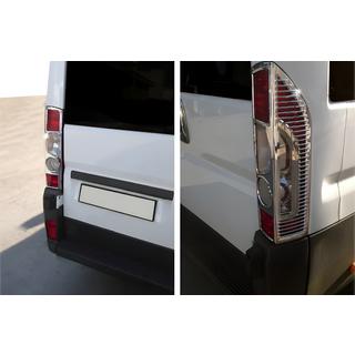 Coperture Fanali Posteriori Cromate con Curvatura (2 pz, Plastica) Peugeot Boxer 2006-2025 foto 1