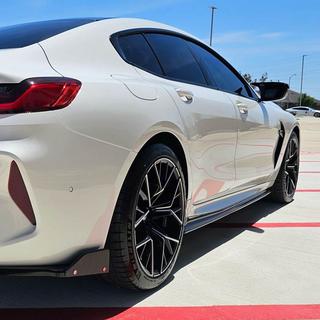Minigonne laterali V1 (per G16 M-Sport/F93 M8, Carbonio) BMW 8 Series G14/G15/G16 2018- foto 3