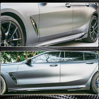 Minigonne laterali V2 (per G16 M-Sport/F93 M8, Carbonio) BMW 8 Series G14/G15/G16 2018- foto 4