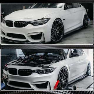 Coperture minigonne V2 (per minigonne M3, carbonio) BMW 3 Series F30/F31 2012-2019 foto 4