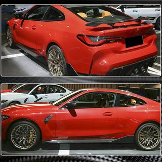 Minigonne laterali V2 (per G82/G83, Carbonio) BMW 4 Series G22/23/26 2020- foto 4