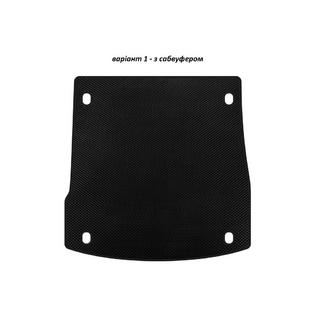 Vasca baule EVA V-1 (con subwoofer, Nero) Alfa Romeo Stelvio 2016-