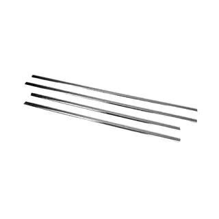 Cornici Esterne Finestrini Acciaio Inox (4 pz) SsangYong Rexton I 2001-2017 foto 4